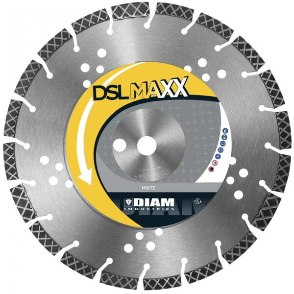 Disque diamant DSLMAXX béton acier asphalte Ø 450 x 25,4 mm