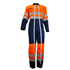 Combinaison double fermeture haute visibilité orange et marine PBV vision II taille 2