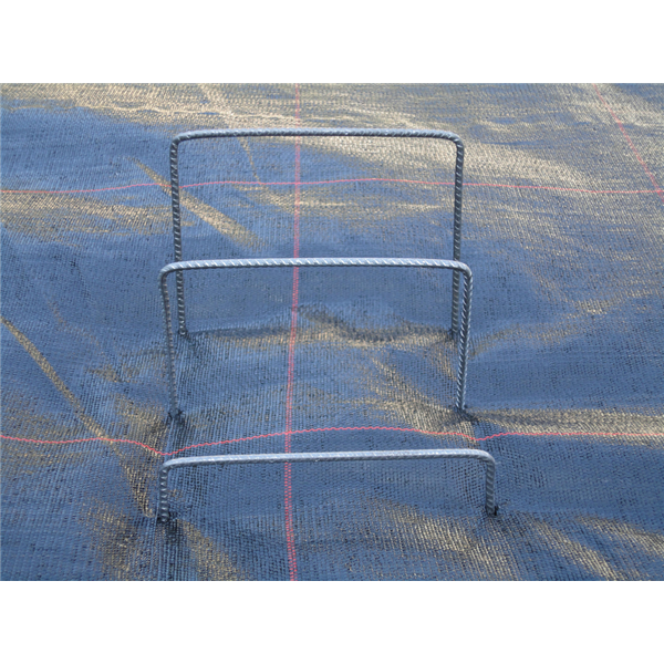 AGRAFE METAL.EN U 300/400/300MM