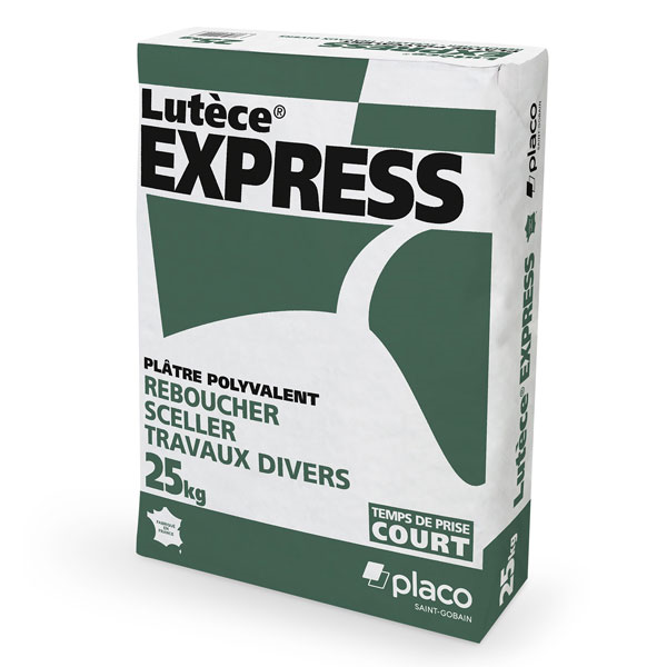Plâtre polyvalent - Lutèce Express - prise rapide - sac de 25 kg