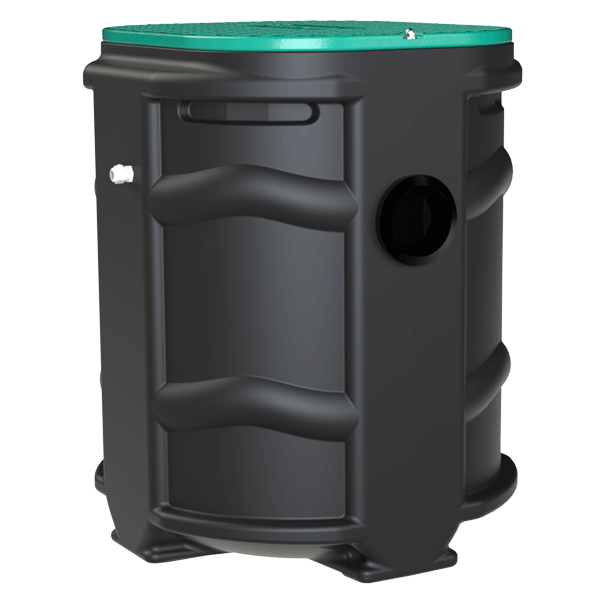 Station de relevage pour eaux chargées avec pompe 358 - kit de connexion rapide - Sanirel 250 - Cuve 340L - Hauteur 110 cm