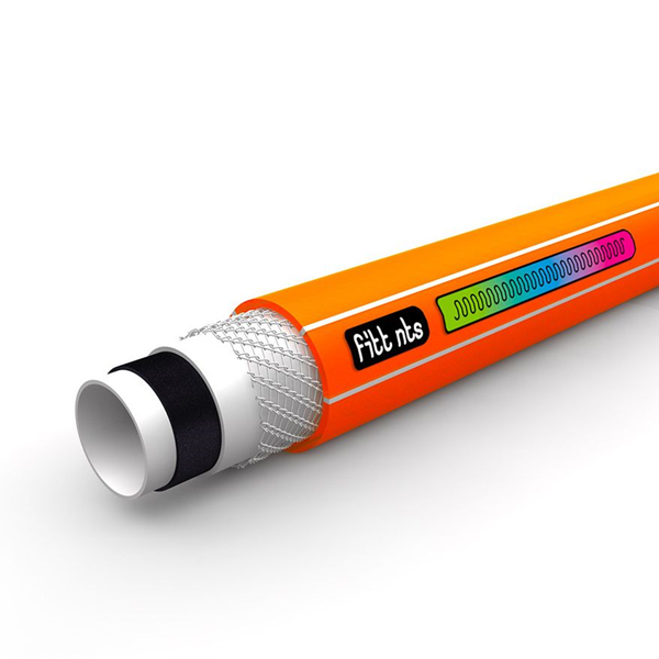 Tuyau d'arrosage professionnel NTS Work Fitt - Diamètre 15 mm - Longueur 25 mètres - Orange
