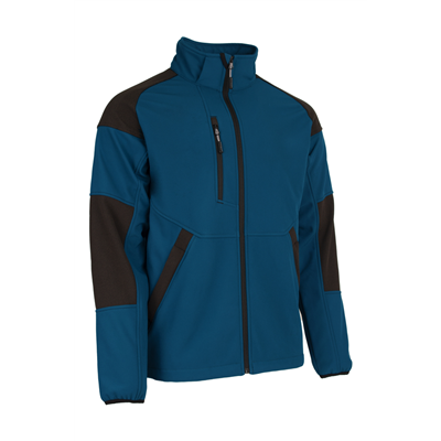 Veste softshell homme imperméable chaude et respirante - Yuki II Coverguard - Couleur pétrole - Taille XL