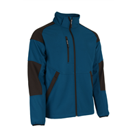 Veste softshell homme imperméable chaude et respirante - Yuki II Coverguard - Couleur pétrole - Taille L