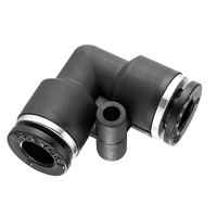 Raccord autobloquant coudé égal 90° diamètre 4 mm - lot de 5