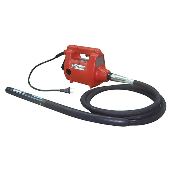 Aiguille vibrante portative électrique 38 mm Provib Altrad avec groupe moteur 230V - 2,8 kW - flexible 3 m