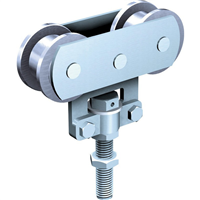 Monture sur chant Acier vis M10 - 235A Mantion - pour rail 35x30 - Lot de 2