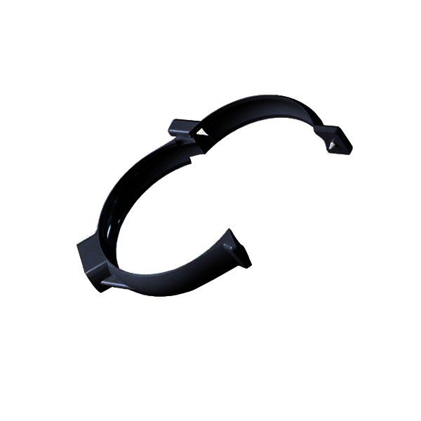 Collier de fixation sans patte à vis MEP CV80 à visser pour tuyau de descente de 80 mm - PVC