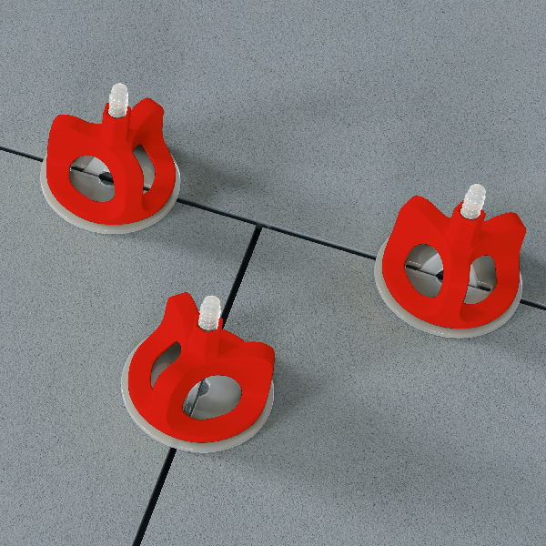 Croisillon autonivelant à vis pour carreaux d'épaisseur 3 à 20 mm - Edilis - joint de 3 MM - Boîte de 500