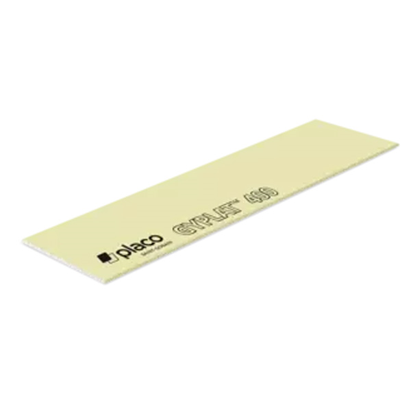 Plaque de plâtre pour plafond à bords arrondis pour plâtre projeté - Gyplat - 1,20 M x 0,40 M - ép. 10,0 MM