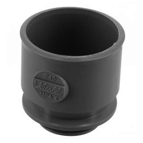 Manchette femelle d'adaptation PVC à visser pour raccordement de canalisation - Ø 40 - Gris