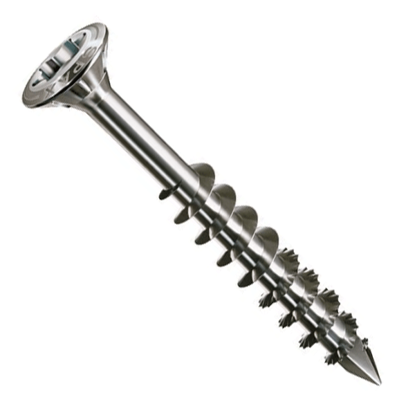 Vis de façade - 4.5x70mm filetage partiel tête bombée Torx T20 en acier inoxydable A2 - Boîte de 100