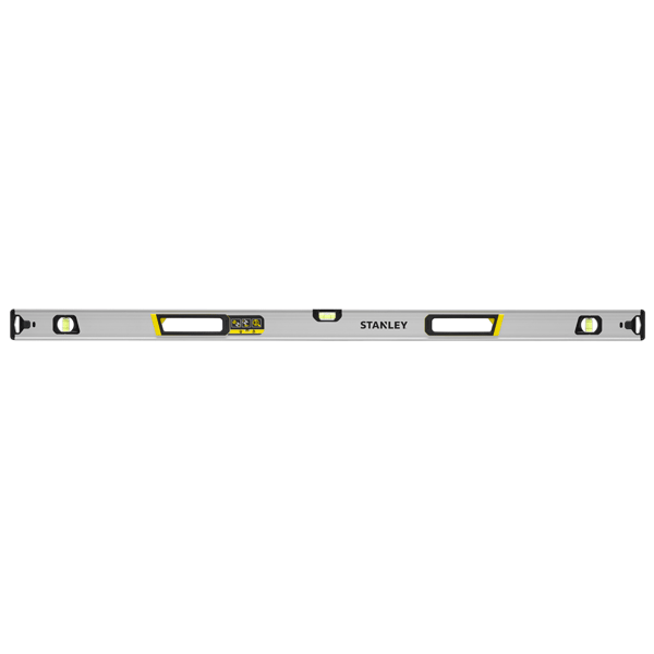 Niveau à bulle en aluminium avec 3 fioles réversibles - Stanley Fatmax Pro - Longueur 120,0 cm