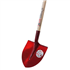 Pelle aluminium ronde super légère avec manche en bois 130 cm - Pelle col de cygne - Largeur 27,00 cm