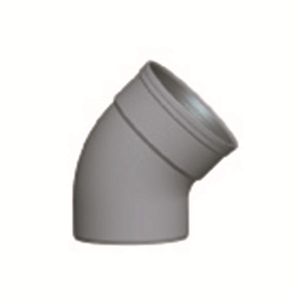 COUDE PVC CR8 MALE FEMELLE 45° D 250 ASSAINISSEMENT A JOINT