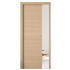 Porte coulissante à galandage MDF surface mélaminée effet bois Kreation M03A avec usinage pour poignée cuvette - 204 CM x 73 CM