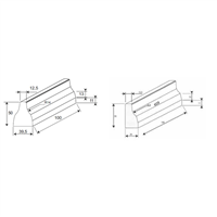 BPU ROUT DBLE GRISE SIFFLET 1M