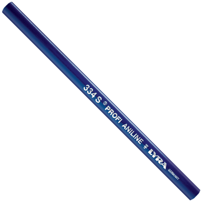 Crayon de charpentier Profi 334 S mine Aniline totalement copiant pour bois humide