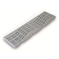 GRILLE PIETON 130X500 GRISE