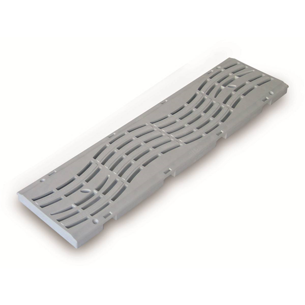 GRILLE PIETON 130X500 GRISE