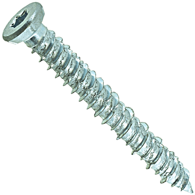 Vis béton tête fraisée étoile T30 acier zingué 7,5 x 152 mm - Boîte Vybac de 24