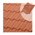 Tuile à douille TB-12 Tejas Borja - Ø  intérieur 130 mm - coloris Nature rouge - 435 MM x 255 MM
