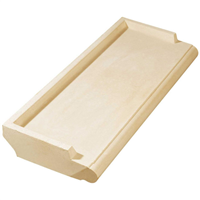 Appui de fenêtre arrondi en pierre reconstituée Monopierre - sable - profondeur 35 CM - longueur 1,28 M