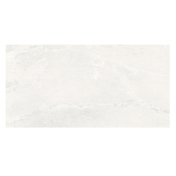 Faïence murale effet pierre Edilis Ruben - 60,0 CM x 30,0 CM - ép. 8,5 MM - Blanc