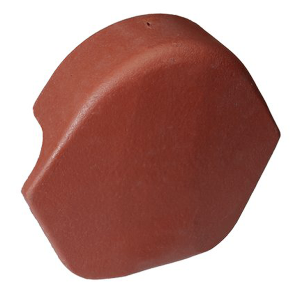 Fronton de rive universelle pour faîtière/arêtier de 42 à recouvrement - largeur 29 CM x hauteur 25,00 CM - Rouge