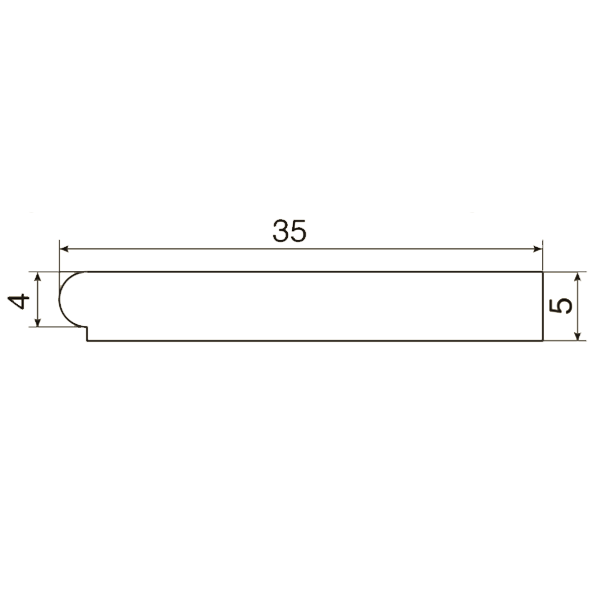 Appui de fenêtre A3 en pierre de Beaulieu naturelle - coloris Olivier - tableau de 62 CM x 35 CM