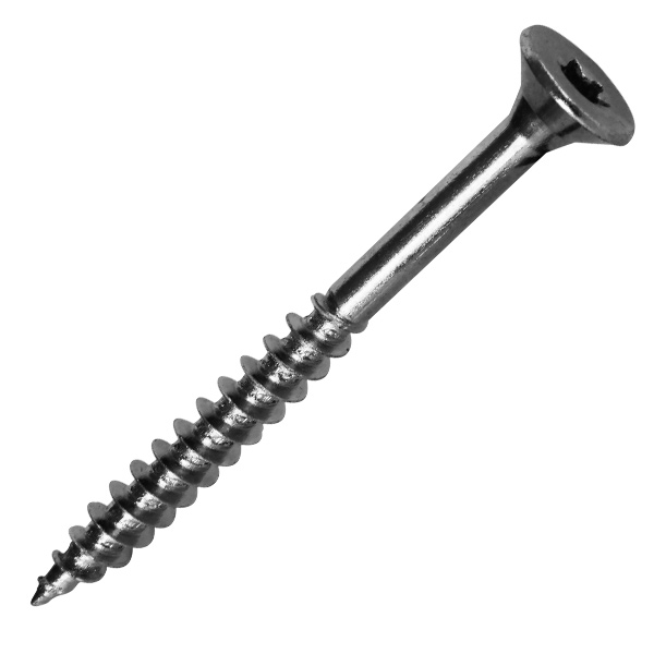 Vis bois et agglo en acier zingué tête fraisée empreinte Torx - 4,5 MM x 50,0 MM/30,0 MM - Boîte de 500