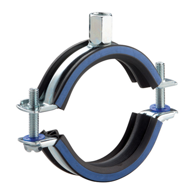 Collier de serrage avec isolant caoutchouc - Erico - Tige M8/M10 - Ø 31-37 mm - Boîte de 100