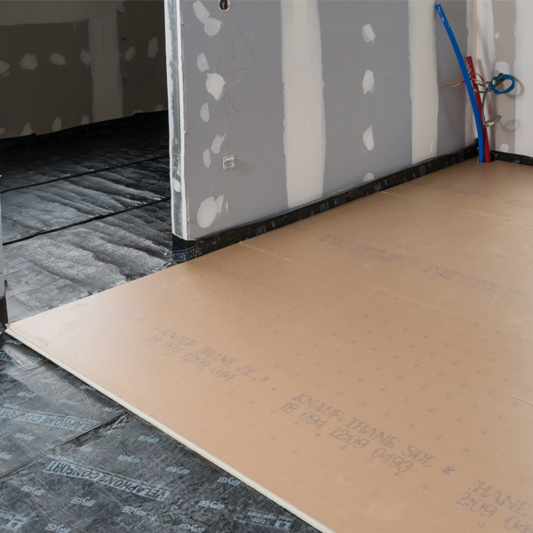 Panneau polyuréthane pour isolation des sol sous chape ou dalle hydraulique - Knauf Thane Sol - R 4,65 m².K/W - 1,20 M x 1,00 M - ép. 100 MM