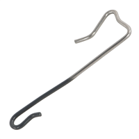 Crochet teinté fixation ardoises - Inox 17% Anjou Color - Talon 4 mm - Ø 2,7 mm - Boîte de 500