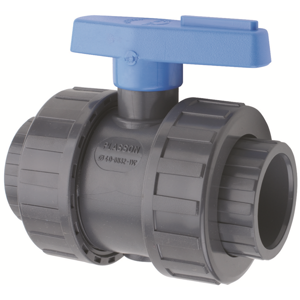 ROBINET A BILLE FEMELLE PVC A COLLER D32