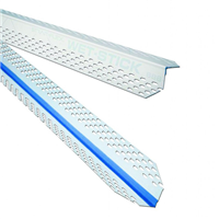 Cornière d'angle autocollante pour plaque de plâtre - Wet'Stick - profilé composite imprégné de colle - Longueur 3,05 M