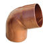 COUDE MXF 67° 30 DIAM.80 ASPECT CUIVRE