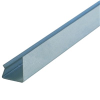 Rail de contre cloison 28 Prégymétal pour fourrure S47 au sol ou au plafond - long. 3,00 M