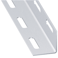 Cornière perforée 38 x 38 mm en acier galvanisé longueur 2 m