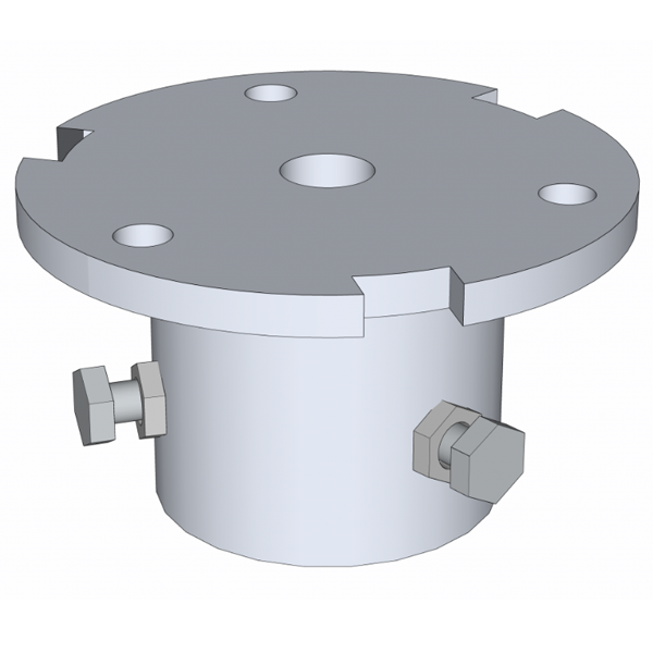 Connecteur chapeau TOP 60 pour tube diamètre 60 mm sur vis de fondation Weasyfix