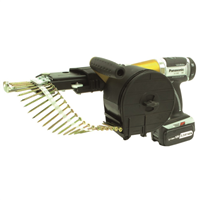 Visseuse avec chargeur pour vis en rouleau - plaques de bois et plaques de plâtre - HH 50 B Alsafix - en coffret avec batterie et chargeur