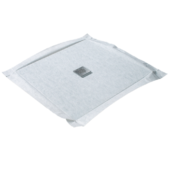 Receveur de douche à carreler FlatBoard Marmox RC 90 FLAT centré - 90 CMx90 CMx4 CM