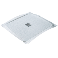 Receveur de douche à carreler FlatBoard Marmox RC 90 FLAT centré - 90 CMx90 CMx4 CM