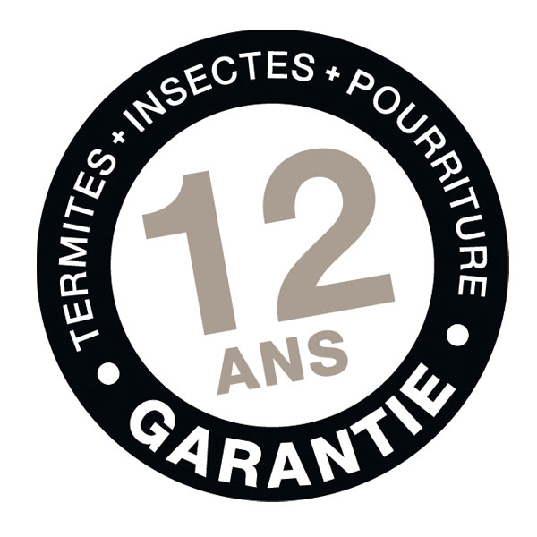 Lame de terrasse bois avec face lisse - Pin traité Classe 4 marron hydrofugé - Orkka - 147 x 27 mm - Longueur 3,90 m