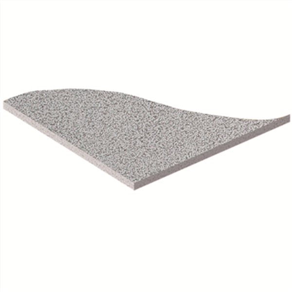 Panneau décoratif Plastylon Twist vinyle pour cloison - Gris BF13 mm - 2,6 Mx1,2 M