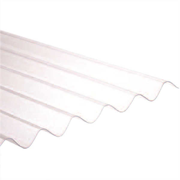 Plaque ondulée polycarbonate simple peau ONDUCLAIR PC GO5 ondes - 1,52x0,92 MM