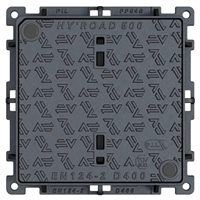 REGARD TAMPON HYDRAULIQUE FONTE NON NF CARRE 600X600 AUTO-VERROUILLABLE D400