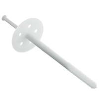 Cheville d'isolation à frapper ISO Spit avec clou plastique pour PSE et ITE - 10x95mm - 200 pièces