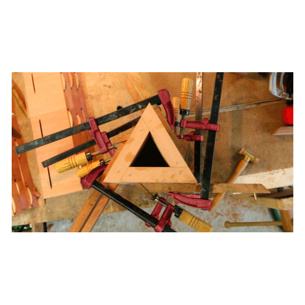 Serre-joint à vis manche bois Piher modèle MM - Tige 18x7 mm serrage 30 cm