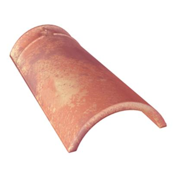 Tuile faîtière/arêtier conique de 40 - AK135 - pour tuiles Galléane et Occitane - Rouge Occitan
